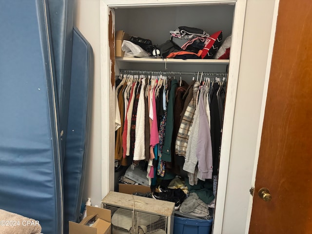 view of closet