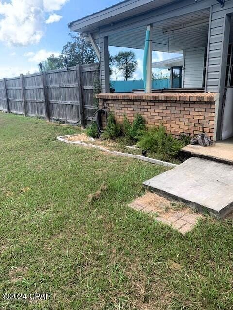 4908 Davis Dr, Marianna, FL 32446 - view of yard featuring fence