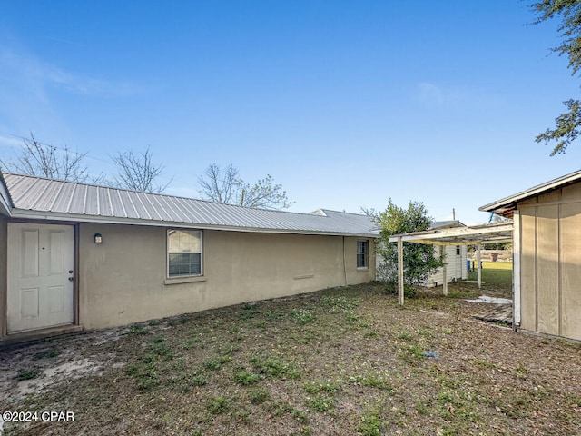 view of property exterior