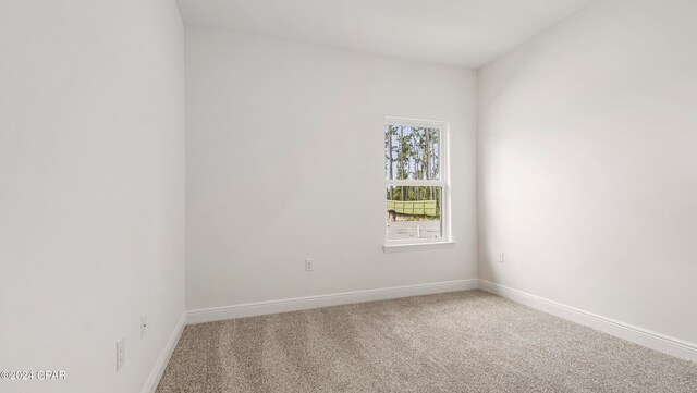 empty room featuring carpet floors