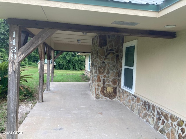 view of patio