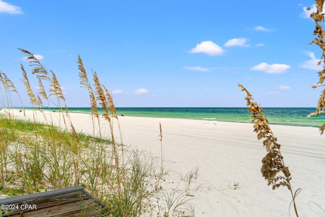 water view with a beach view