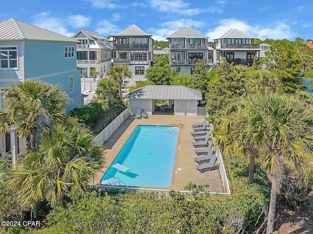 view of pool