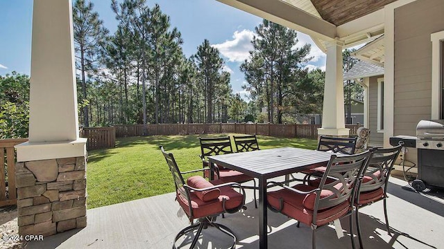 view of patio