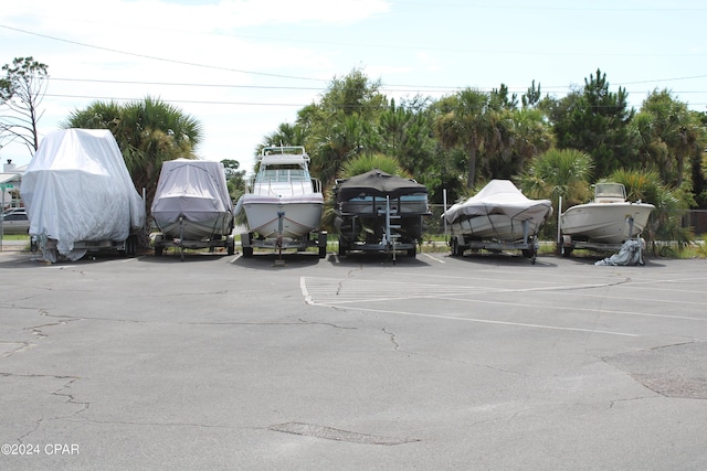 view of uncovered parking lot