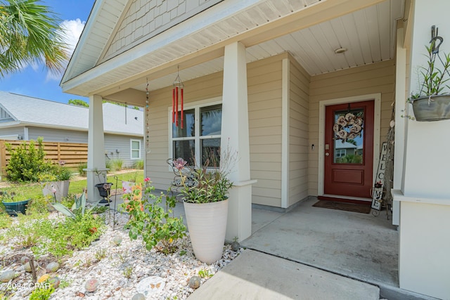 view of entrance to property