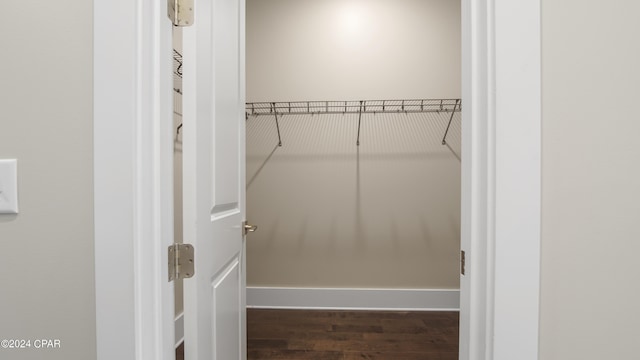 view of closet