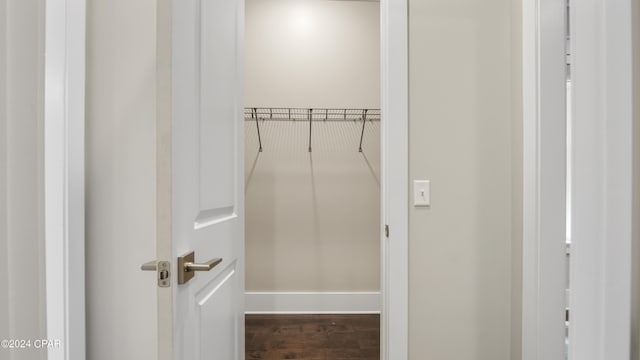 view of closet