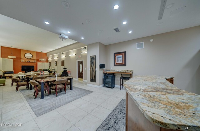 view of dining space