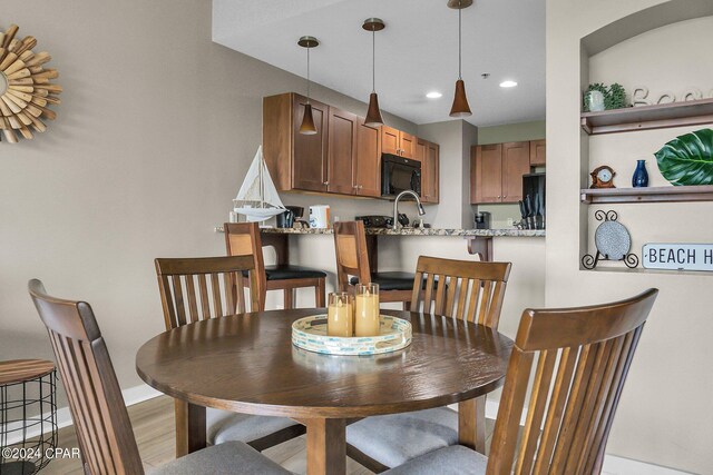 view of dining space