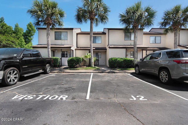 view of vehicle parking