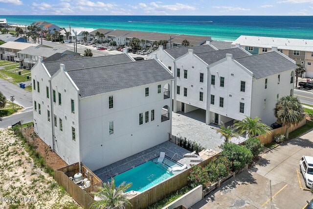 101 Deluna Pl Unit A, Panama City Beach, FL 32413 - bird's eye view with a water view
