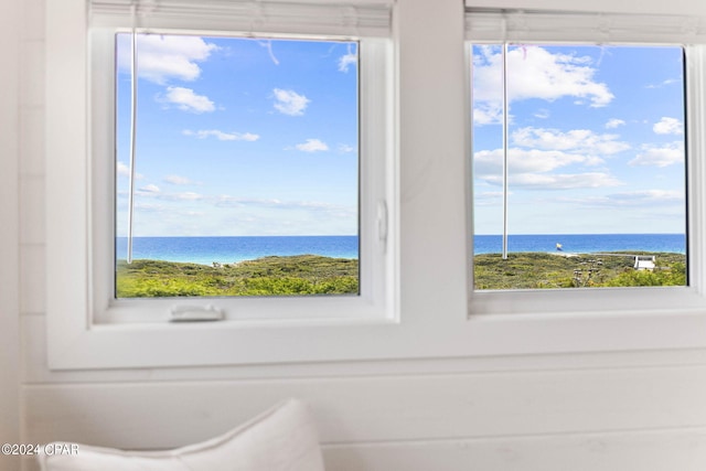 room details with a water view