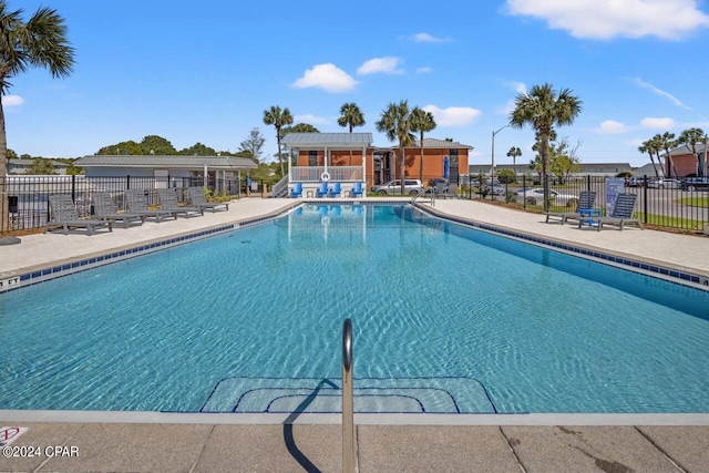 view of pool