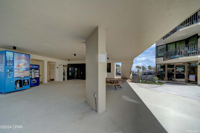 view of patio / terrace with a balcony