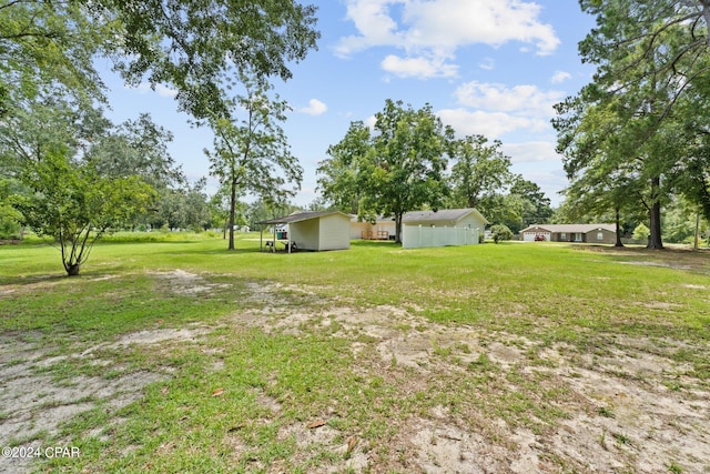 view of yard