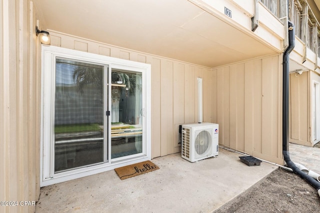 view of patio / terrace with ac unit