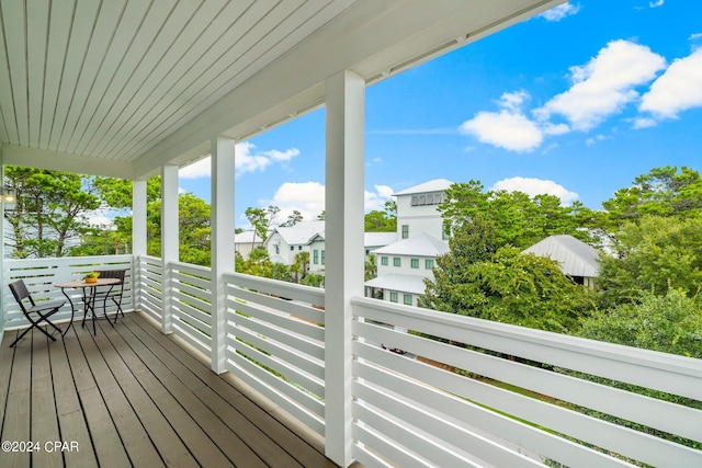 view of deck