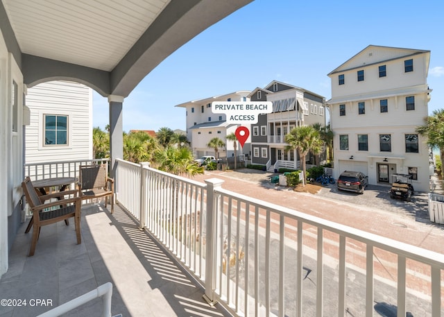 93 Emerald Cove Ln, Inlet Beach, FL 32461 - balcony with a residential view