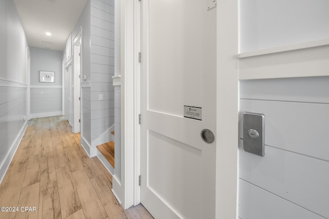 93 Emerald Cove Ln, Inlet Beach, FL 32461 - corridor featuring recessed lighting and light wood-type flooring