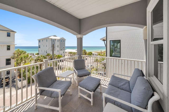 93 Emerald Cove Ln, Inlet Beach, FL 32461 - balcony with a water view