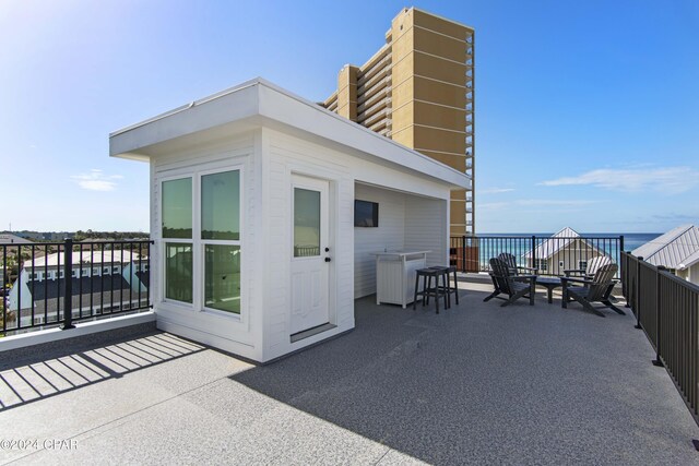 17674 Front Beach Rd Unit 10Units, Panama City Beach, FL 32413 - view of patio