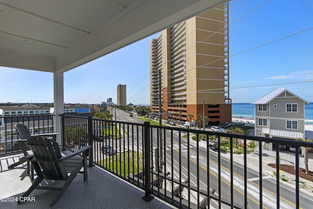 17674 Front Beach Rd Unit 10Units, Panama City Beach, FL 32413 - balcony featuring a water view