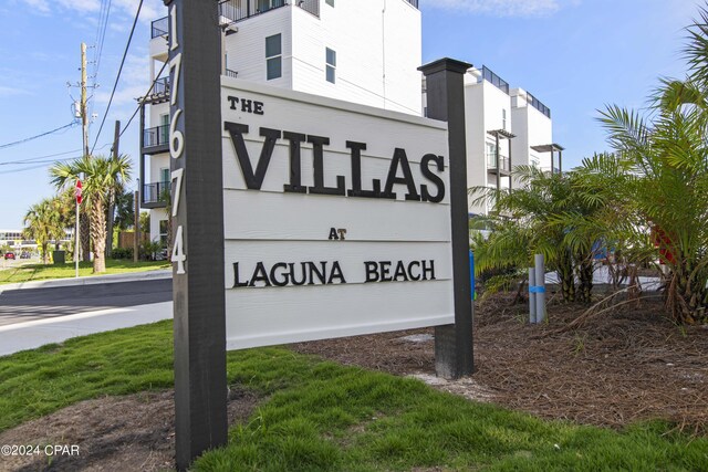 17674 Front Beach Rd Unit 10Units, Panama City Beach, FL 32413 - view of community sign
