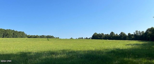 view of landscape with a rural view