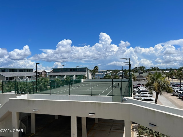 view of sport court