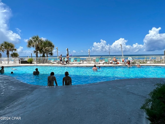 view of pool