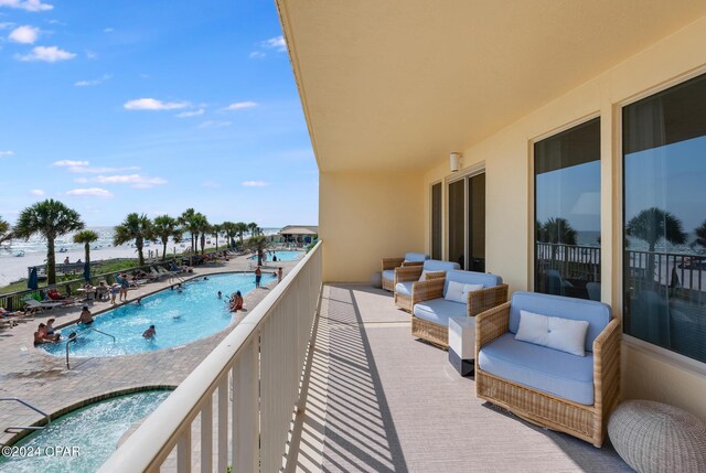 8715 Surf Dr Unit 201A, Panama City Beach, FL 32408 - view of balcony