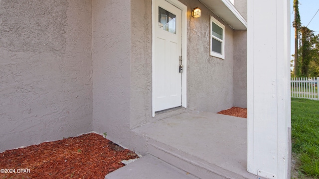 view of entrance to property