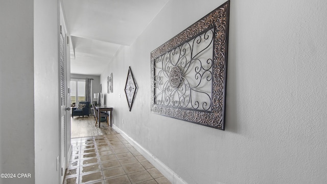 hall with baseboards
