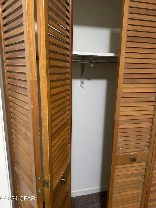 view of closet