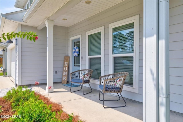 view of patio / terrace featuring a porch