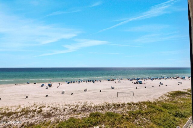 water view featuring a view of the beach