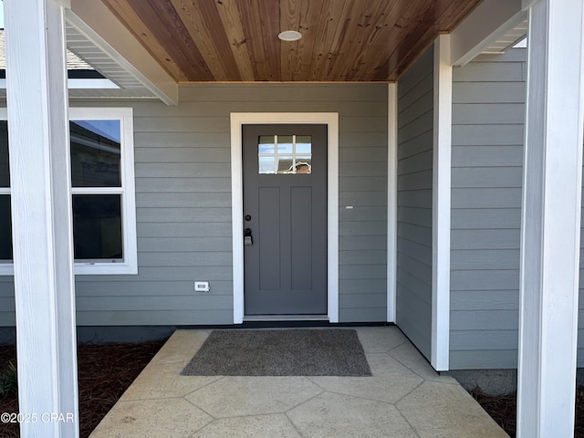 view of property entrance