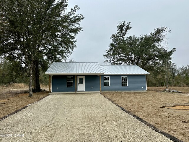 view of front of home