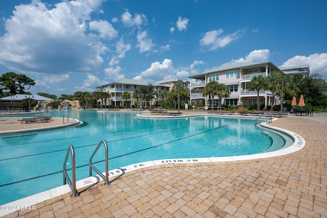 view of pool