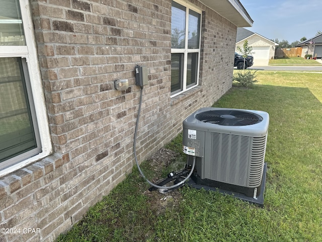 exterior details with cooling unit