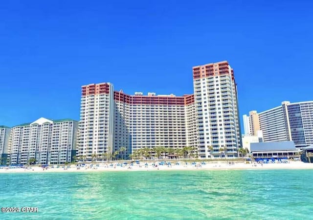 water view with a beach view