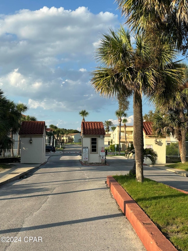 view of road