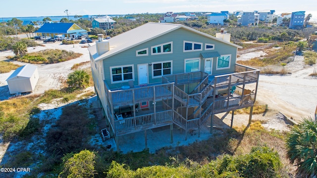 view of back of property