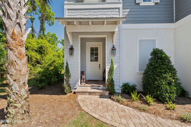 view of entrance to property