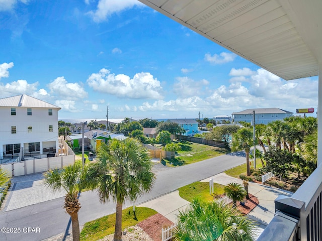 exterior space featuring a residential view