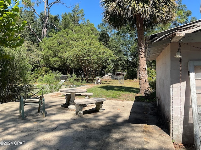 exterior space with a patio area