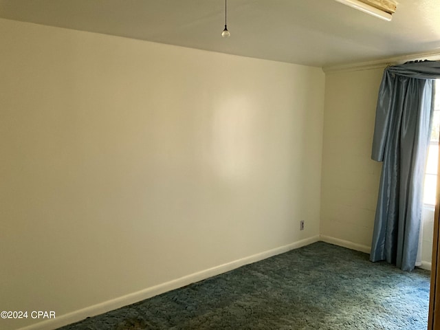 empty room featuring carpet