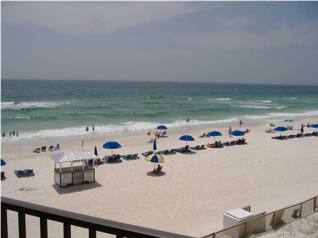 property view of water featuring a view of the beach