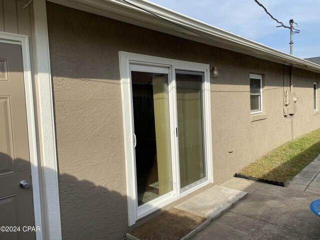 exterior space with a patio